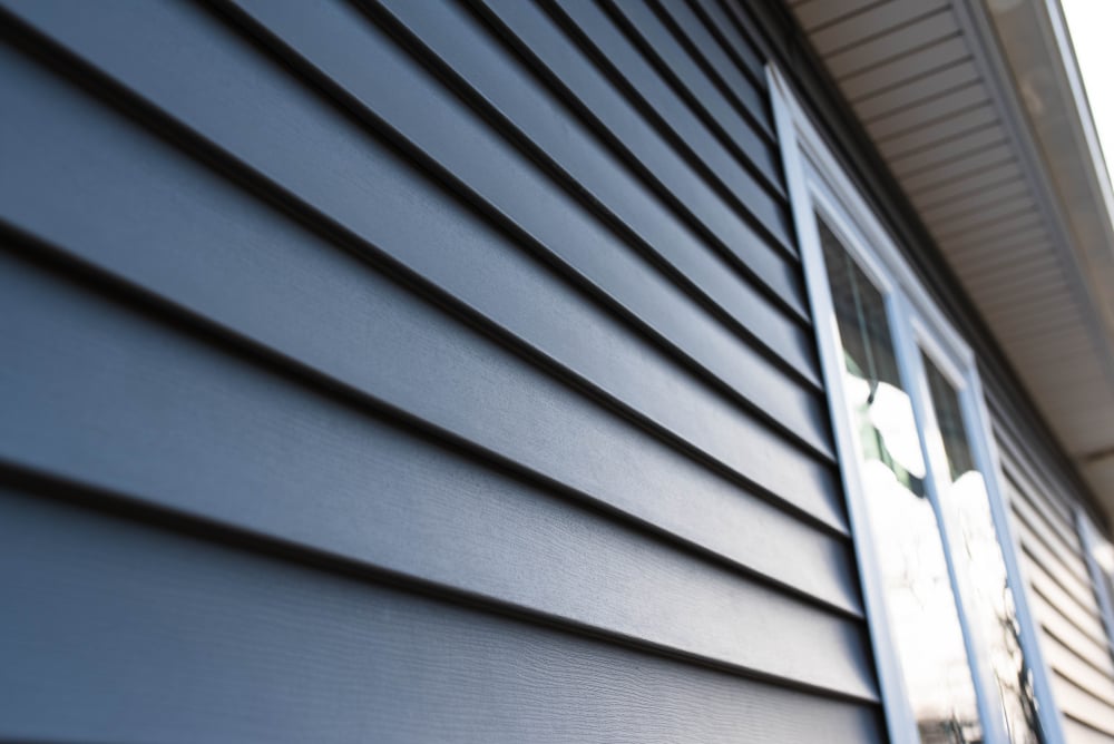 vinyl siding - side view